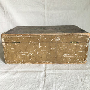 1800s Hand-Painted Wooden Keepsake Box – Dovetailed with Inscription "Sophronia"