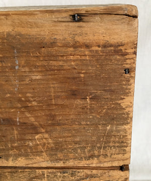 1800s Hand-Painted Wooden Keepsake Box – Dovetailed with Inscription "Sophronia"