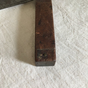 Set of 3 Vintage Wood and Metal Carpenter Tools – Early to Mid 1900s