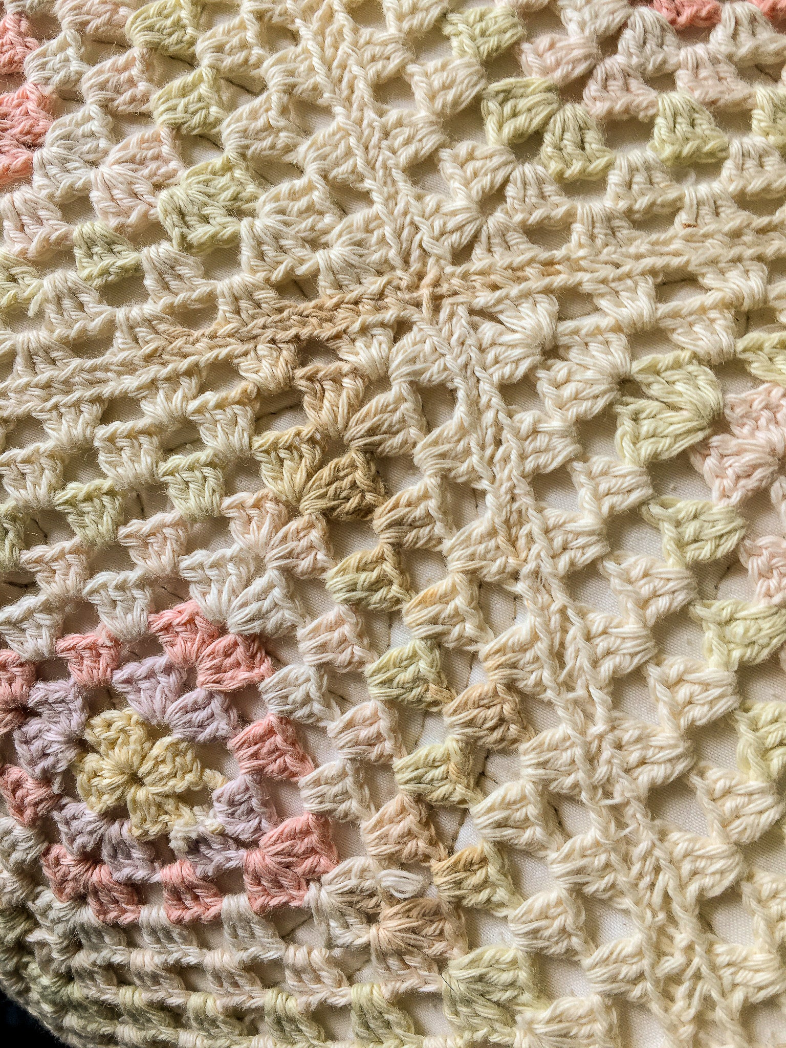 1935 Bedspread, Delicate Crochet Work, Crochet Cotton, Depression Era, Hand Made, Queen Size