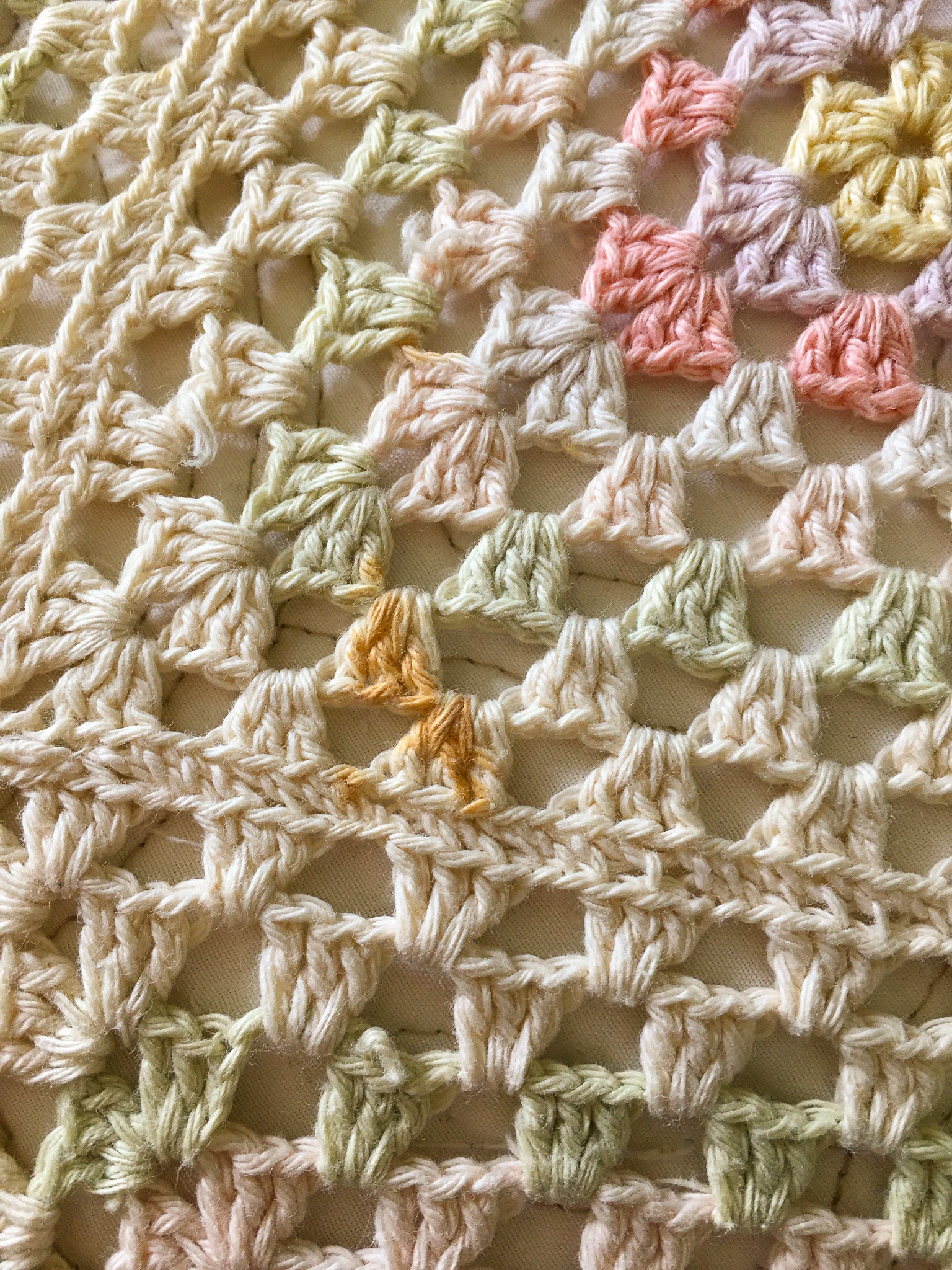 1935 Bedspread, Delicate Crochet Work, Crochet Cotton, Depression Era, Hand Made, Queen Size