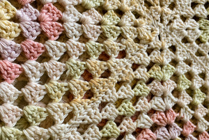 1935 Bedspread, Delicate Crochet Work, Crochet Cotton, Depression Era, Hand Made, Queen Size