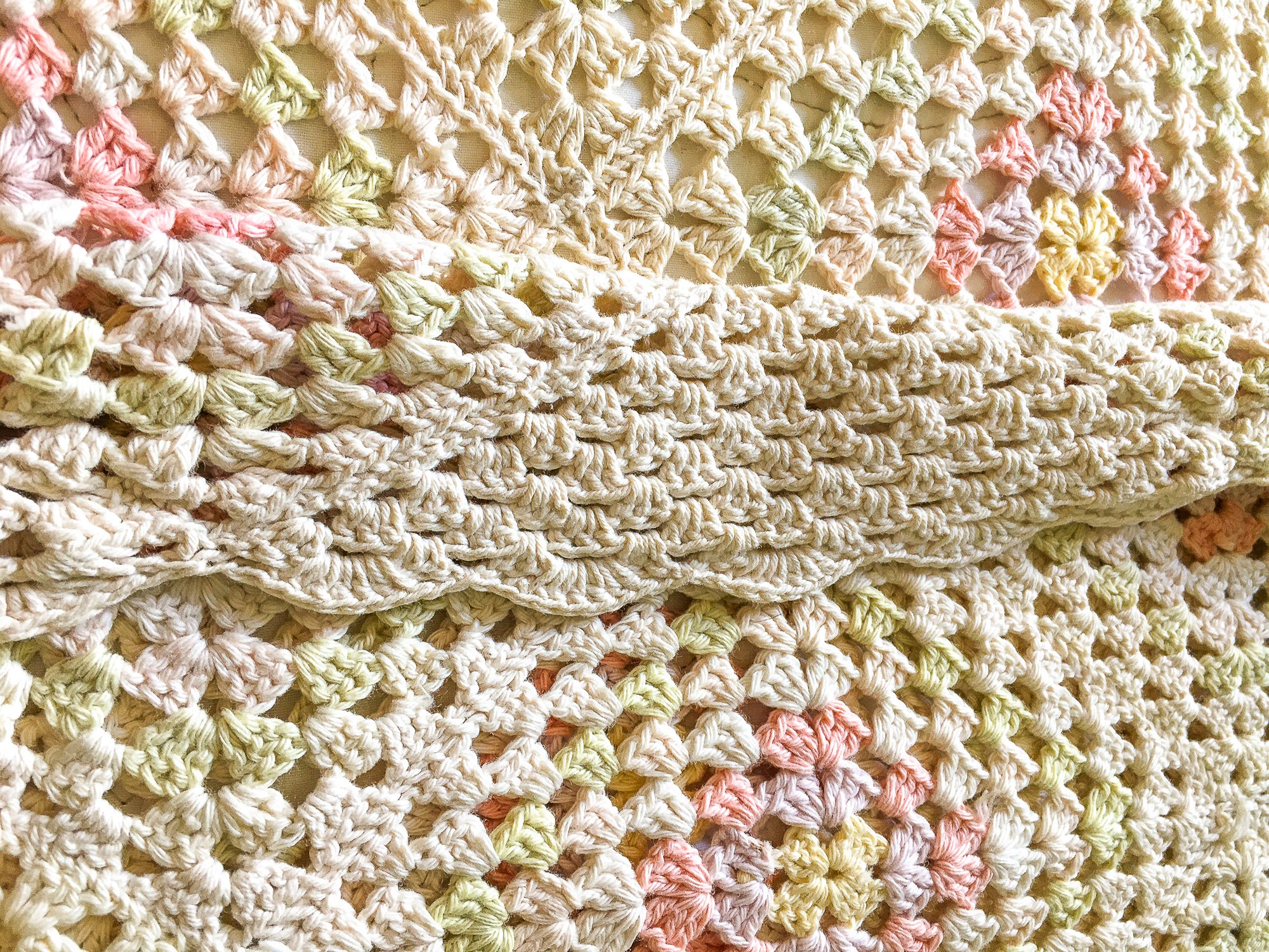 1935 Bedspread, Delicate Crochet Work, Crochet Cotton, Depression Era, Hand Made, Queen Size