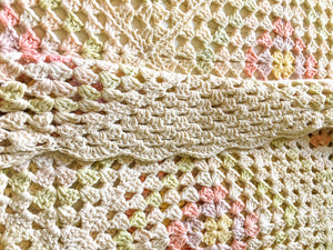 1935 Bedspread, Delicate Crochet Work, Crochet Cotton, Depression Era, Hand Made, Queen Size