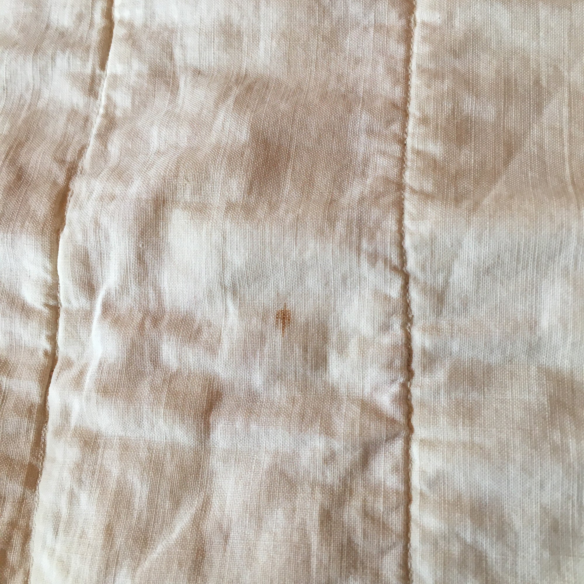 1930s–40s Pink & White Basket Quilt – Hand Stitched, 29" x 23.5"