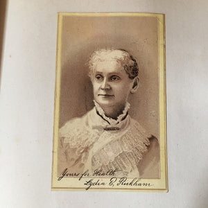 Scrapbook Album, Victorian Era, 69 Pages of Lithograph Trade Cards, Calling Cards, Advertising Cards, Sewing, Quack Medicine, Trains, New England