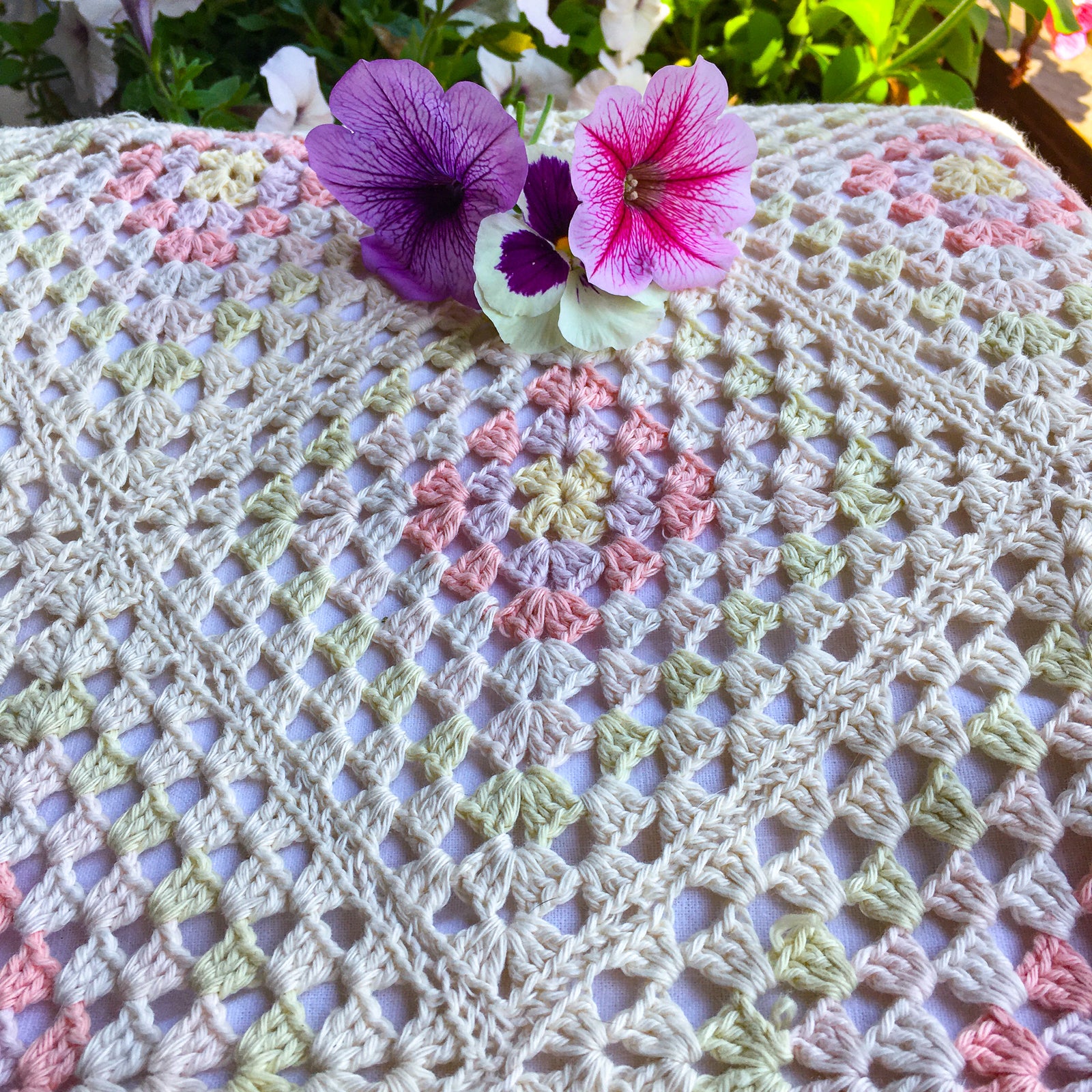 1935 Bedspread, Delicate Crochet Work, Crochet Cotton, Depression Era, Hand Made, Queen Size