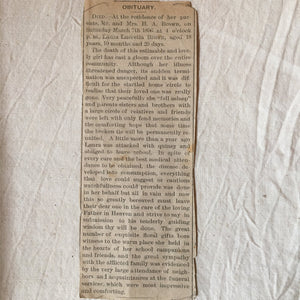 Victorian Velvet Photo Album with Cabinet Cards – Baby, Twin, Cat Photos & 1896 Obituary – Maine Provenance