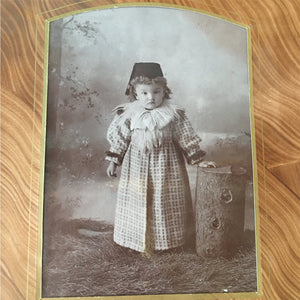Victorian Velvet Photo Album with Cabinet Cards – Baby, Twin, Cat Photos & 1896 Obituary – Maine Provenance