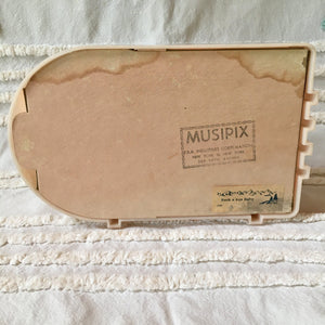 1940s–50s Baby Set: Chenille Bedspread, Handmade Flannel Jacket, Nursery Music Box