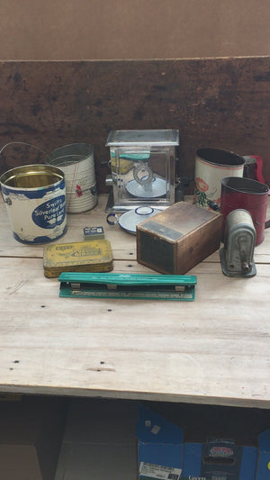 Vintage Office Collectibles & Kitchen Treasures Lot