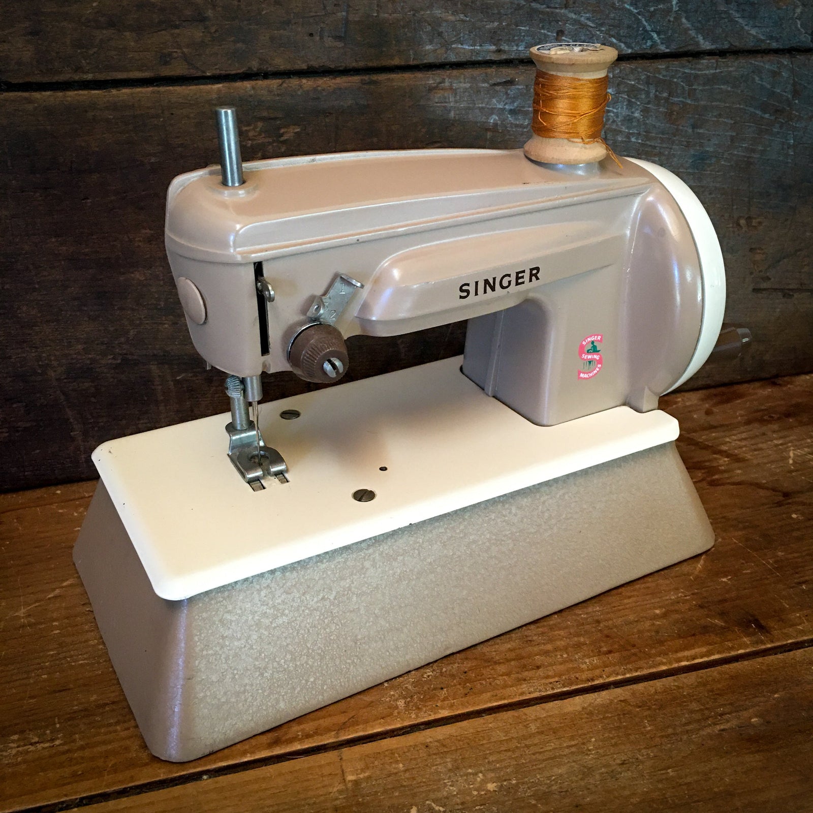 1962 Singer Toy Sewing Machine, Made in Great Britain (#10)