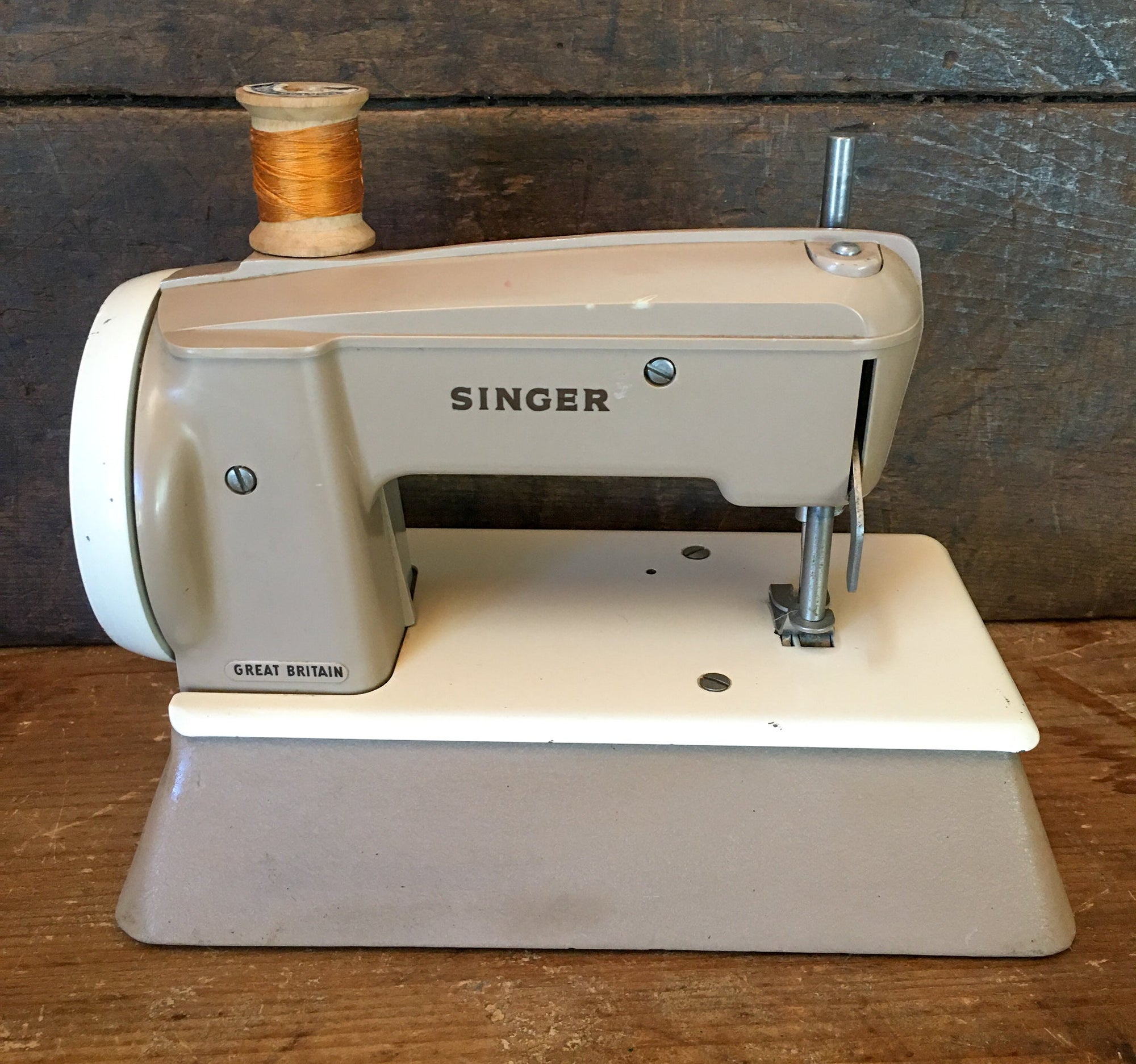 1962 Singer Toy Sewing Machine, Made in Great Britain (#10)