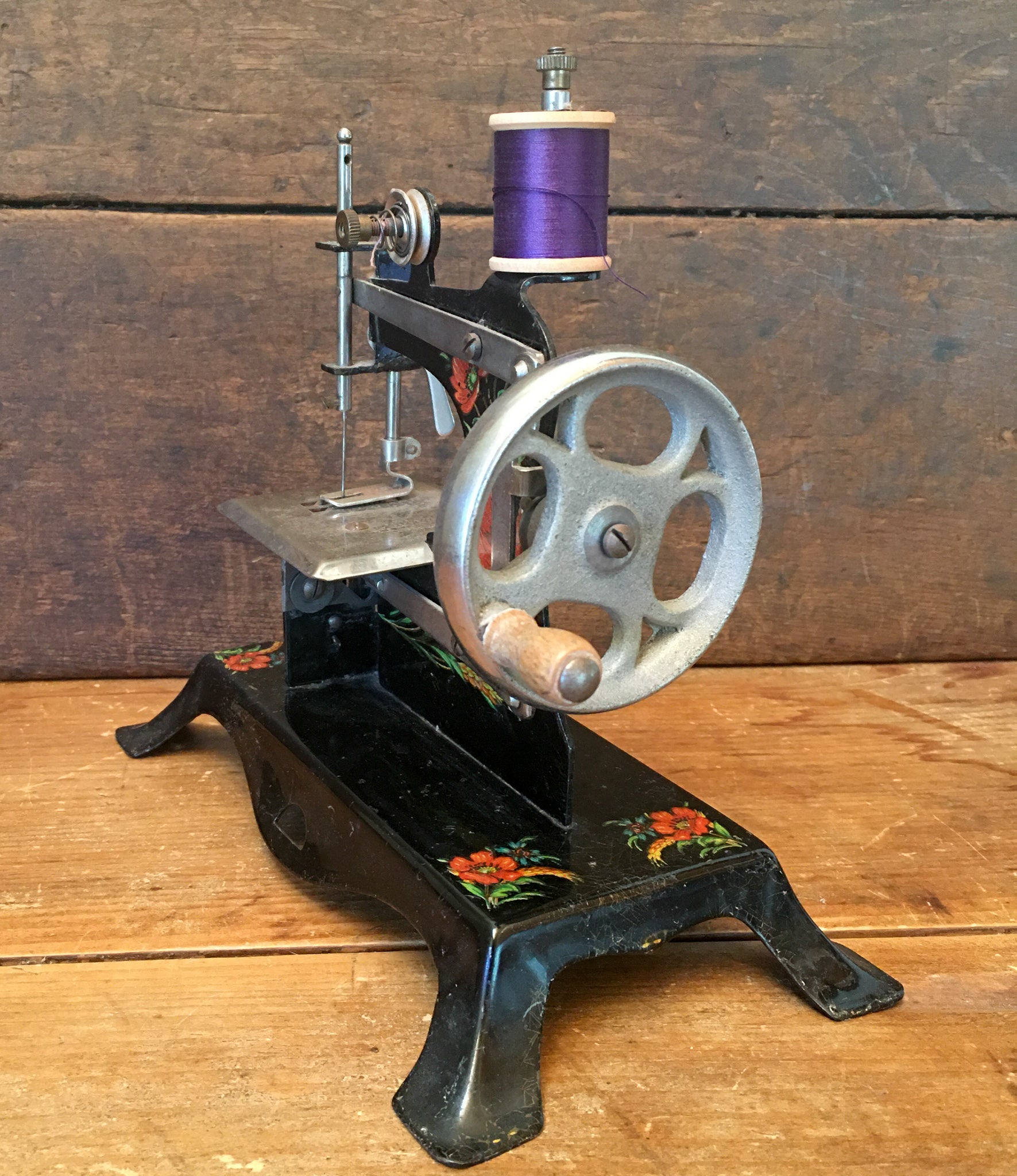 1945-1949 Casige Toy Sewing Machine, Made in Germany (#1)