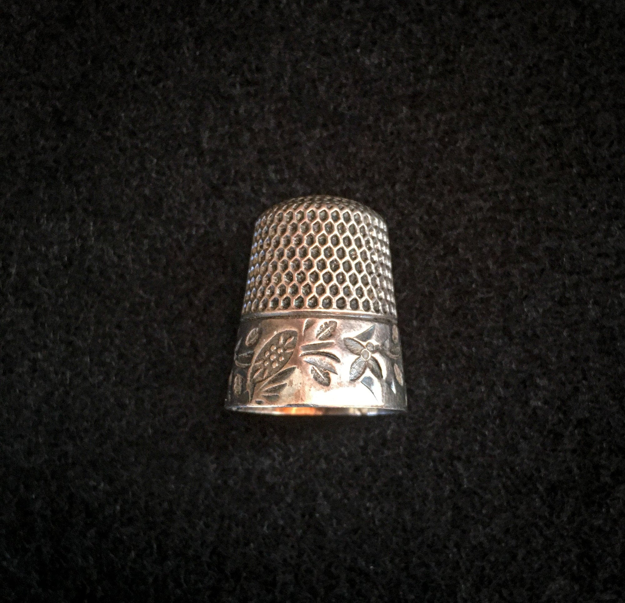 1890-1908 Stern Bros. Sterling Silver Thimble, Size 8