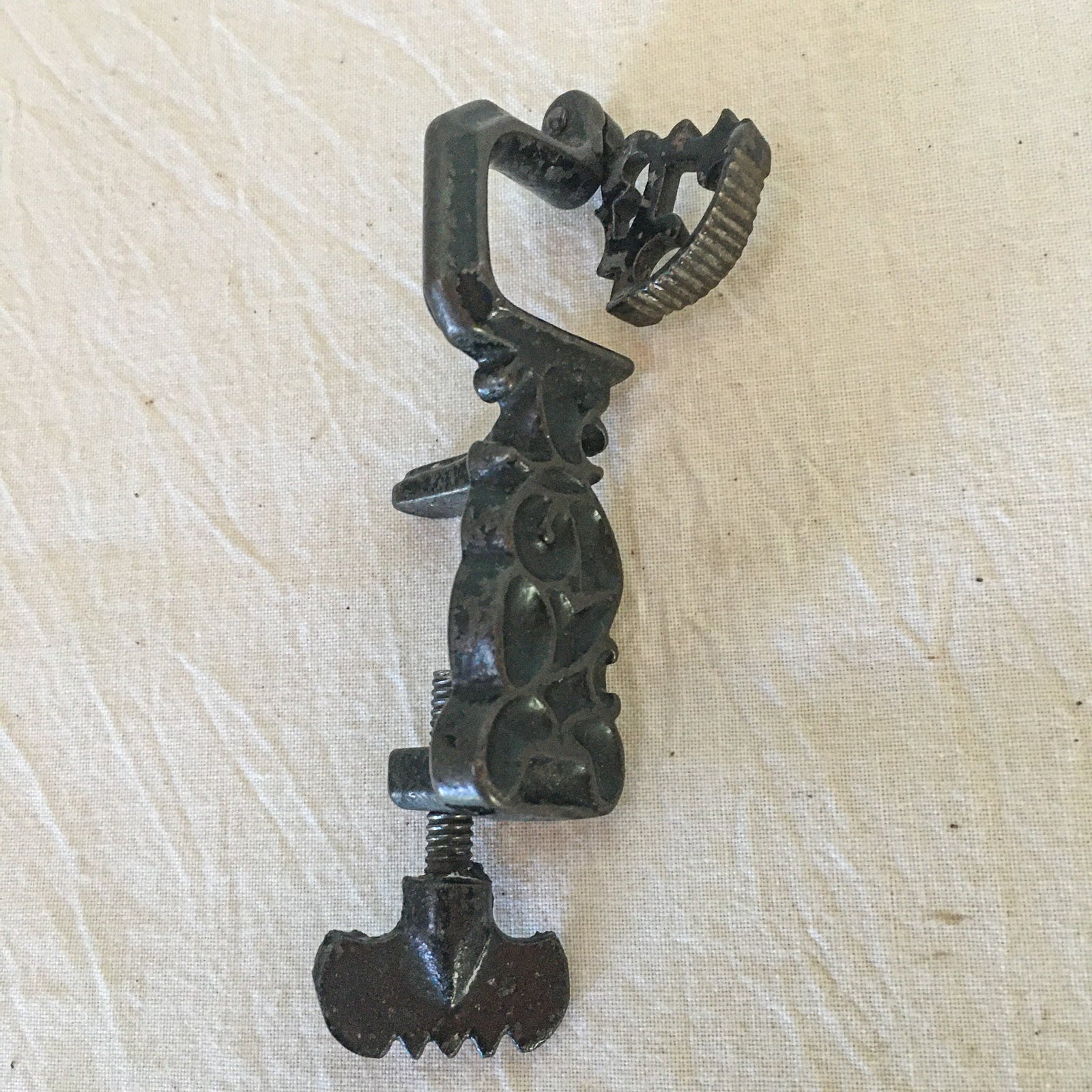 Late 1800’s Cast Iron Quilter’s Swing Sewing Clamp