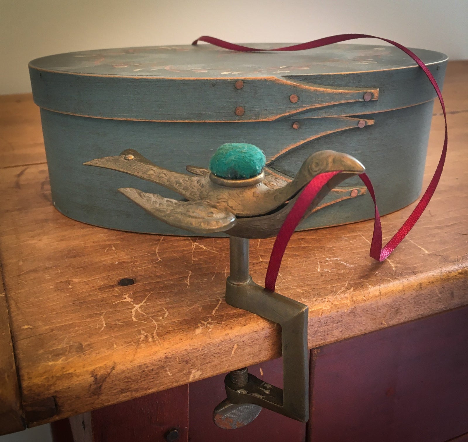 Sewing Bird, Patented Feb 15, 1853