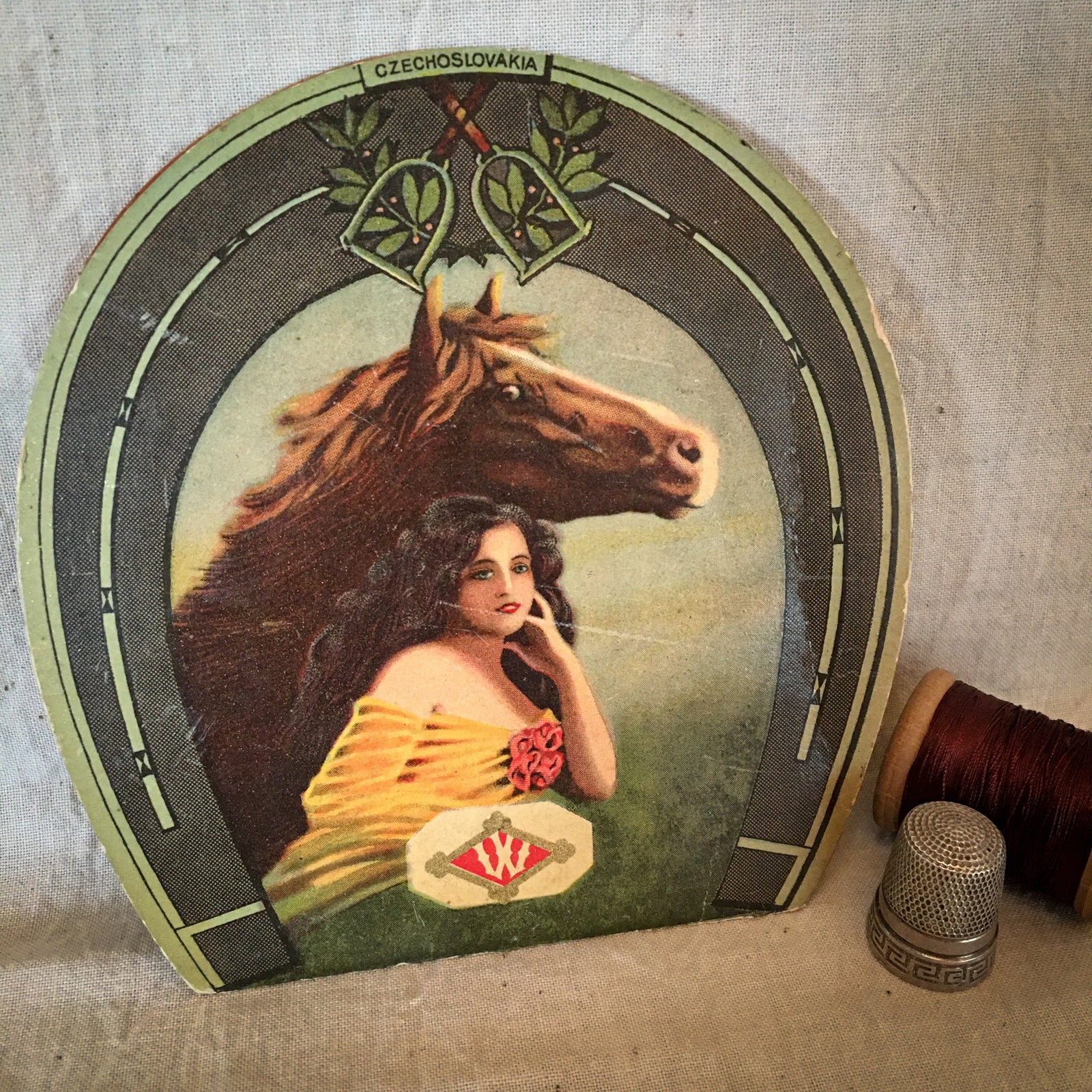 1920’s Needle Case, Superior and Queen Royal Needles, Czechoslovakia