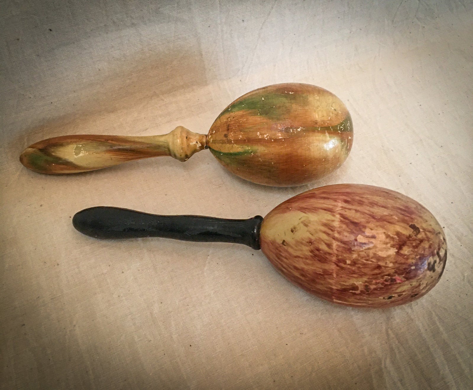 Early 1900’s Marbleized Darners, Set of 2