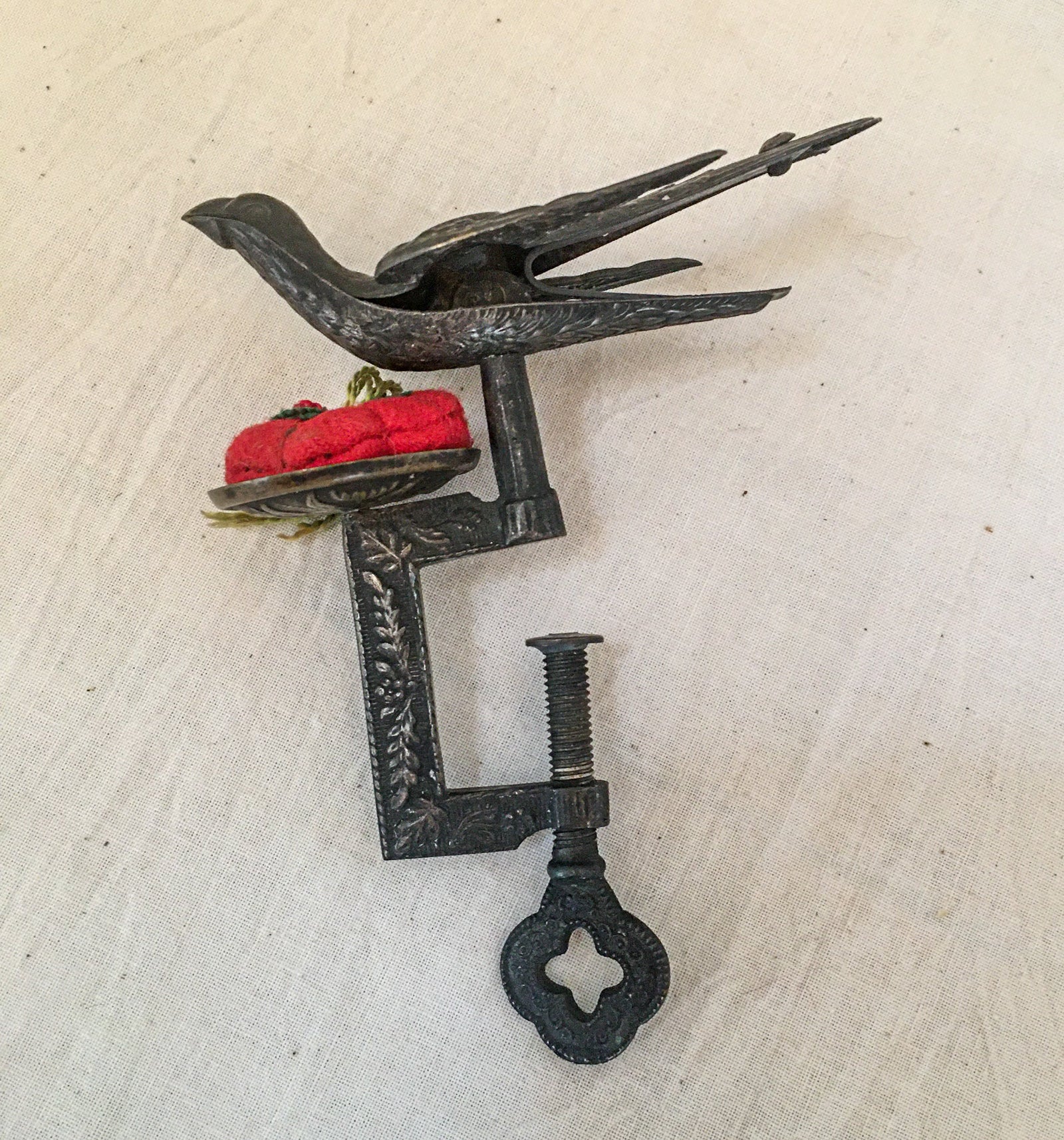 Victorian Sewing Bird, Patented Feb 15, 1853