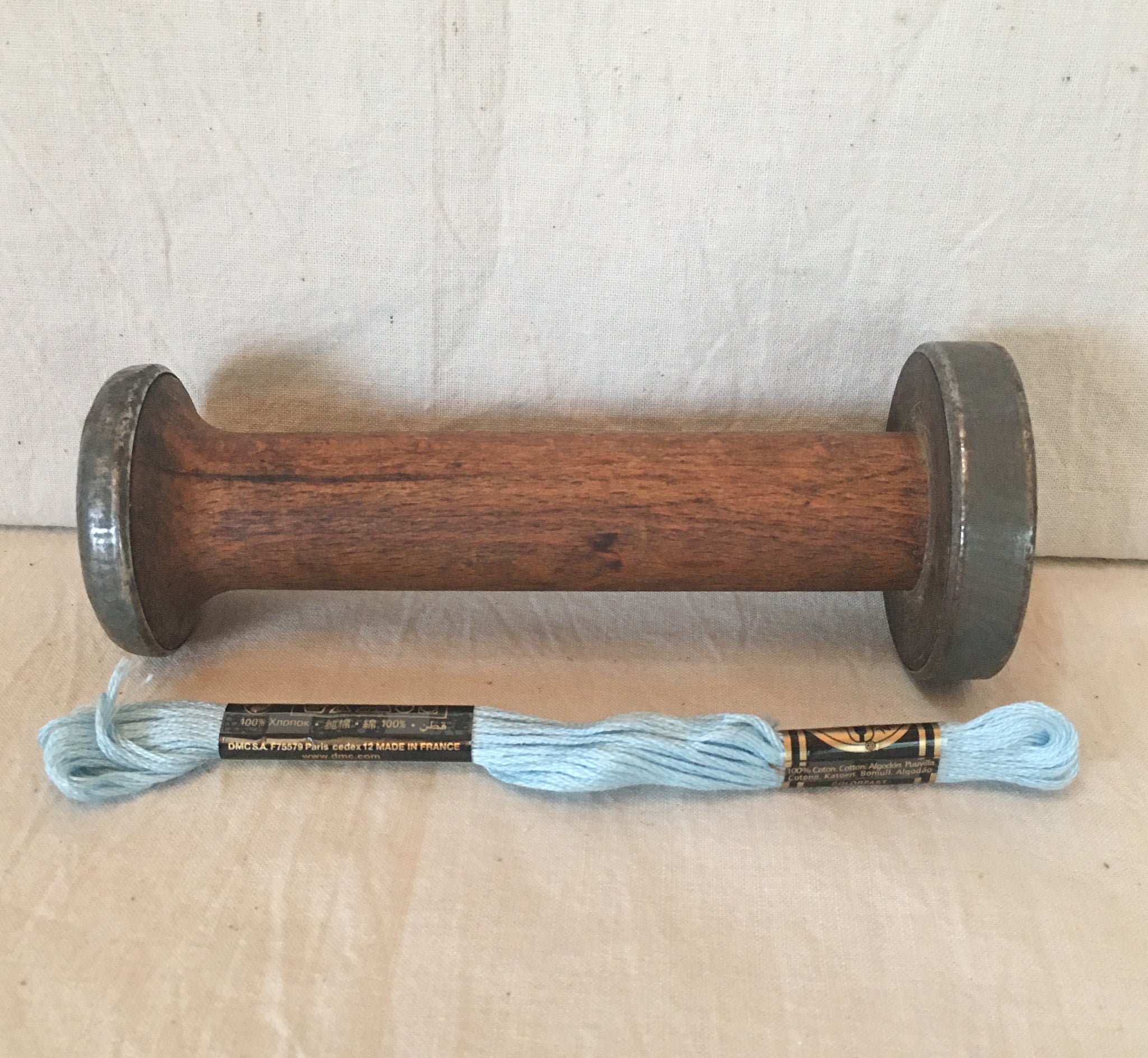 Spool 6 In Wooden Spool, 6” Long - Day Trip Treasures