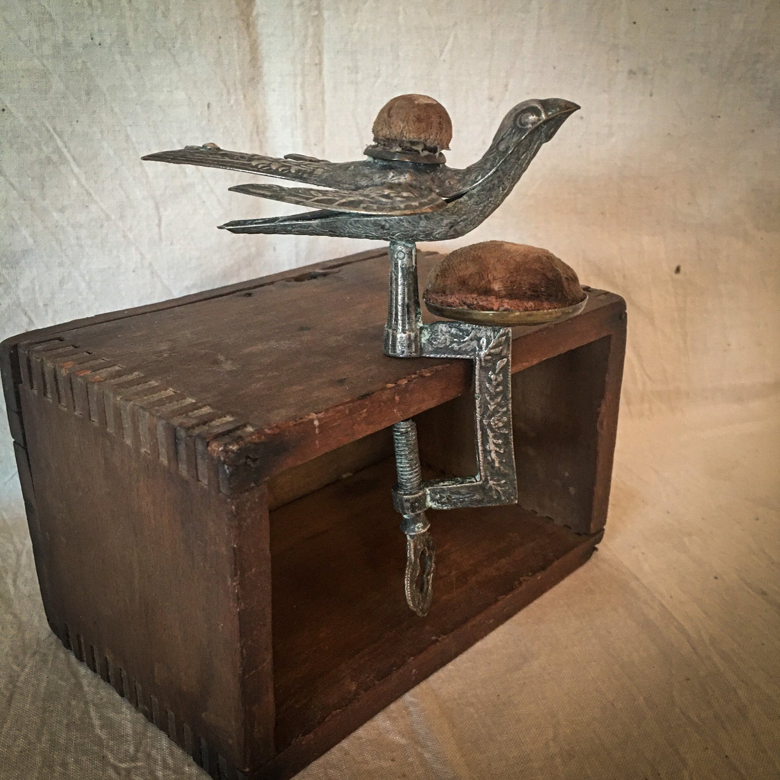 Victorian Sewing Bird, Patented Feb 15, 1853