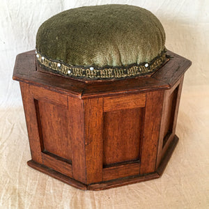1883 Sewing Box with Velvet Pin Cushion