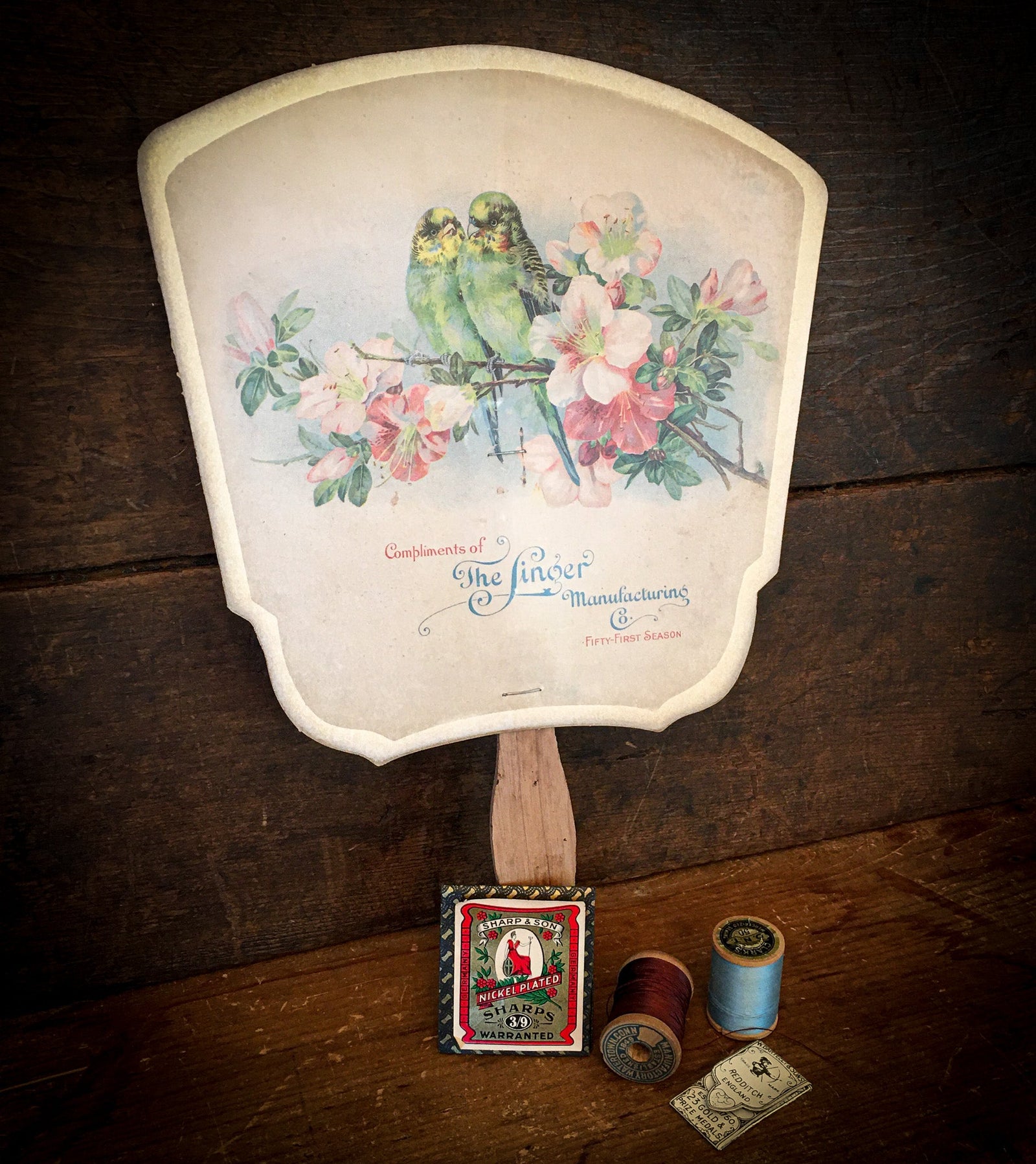 1902 Singer Sewing Machines Handheld Fan