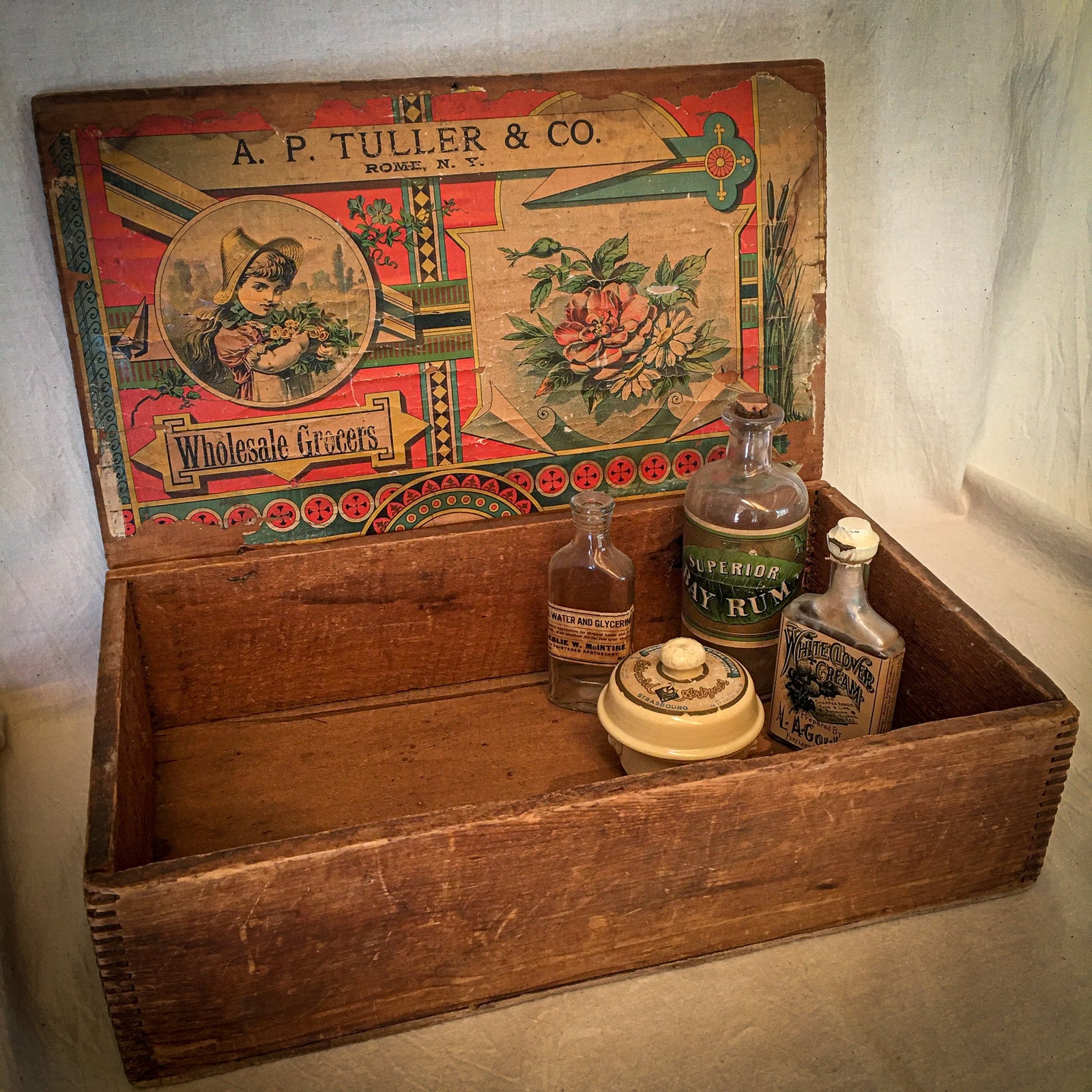 1800’s A. P. Tuller & Co. Wholesale Grocers Box