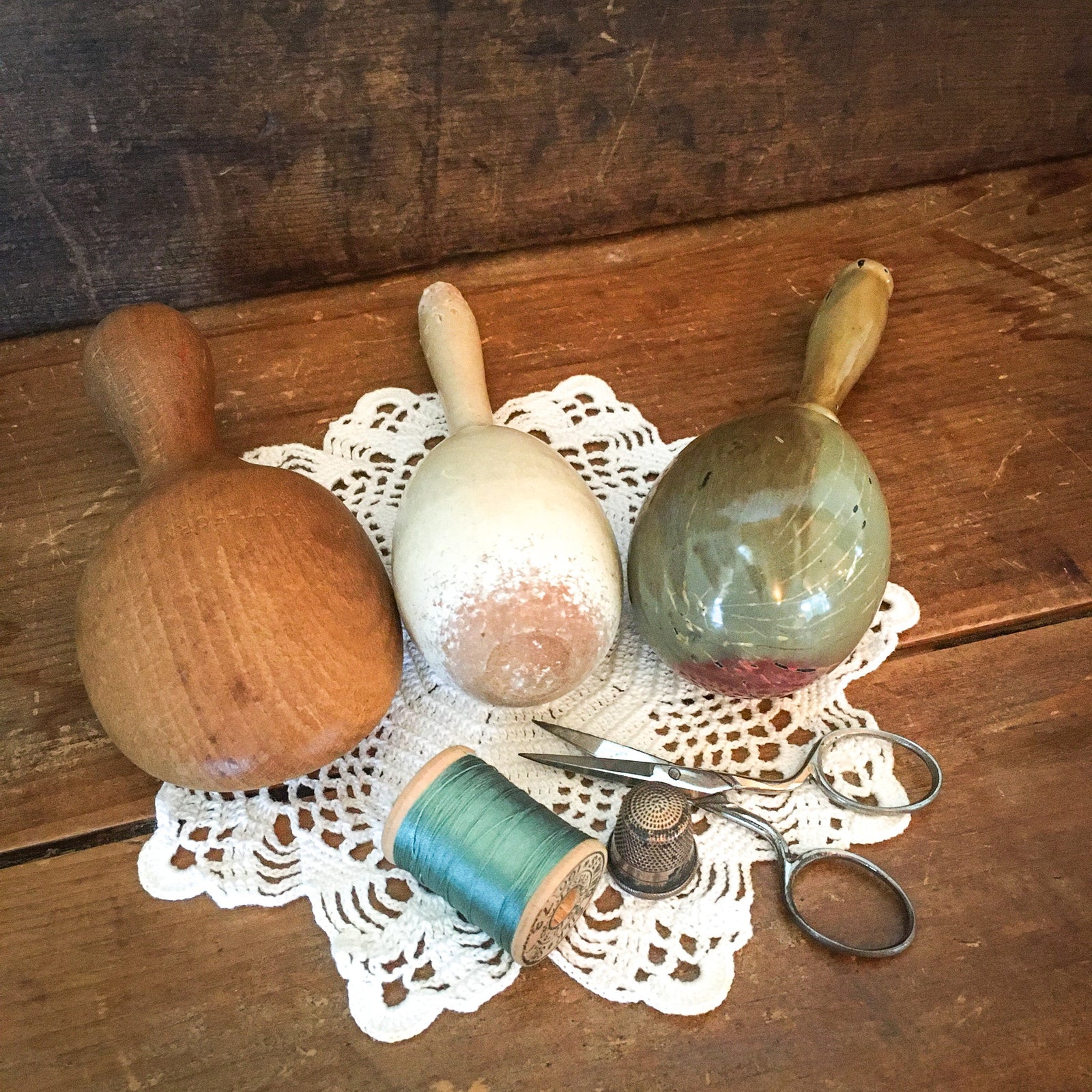 Set of 3 Vintage Darners