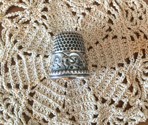 Sterling Silver Thimble, Size 6