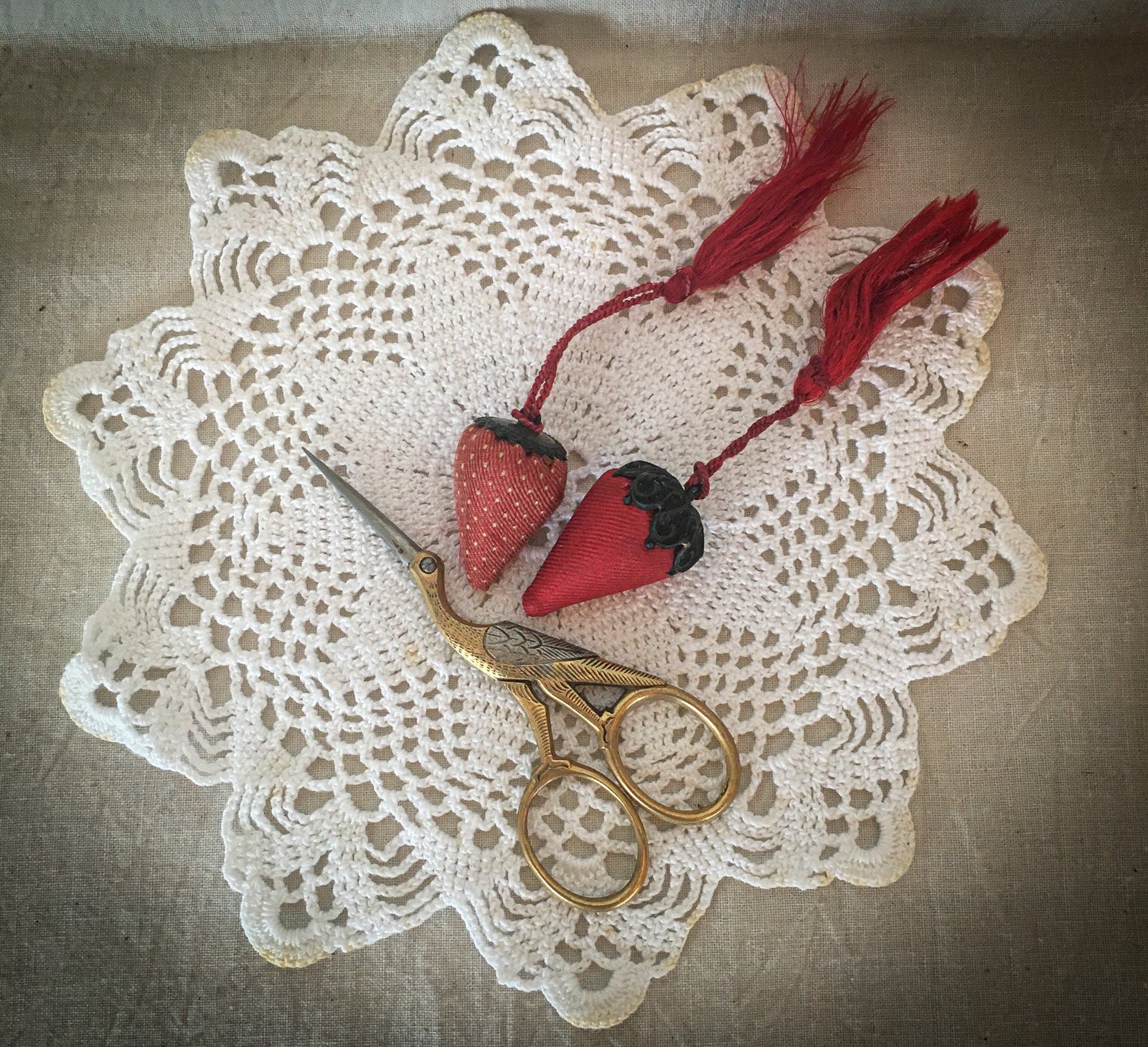 Strawberries and Scissors!