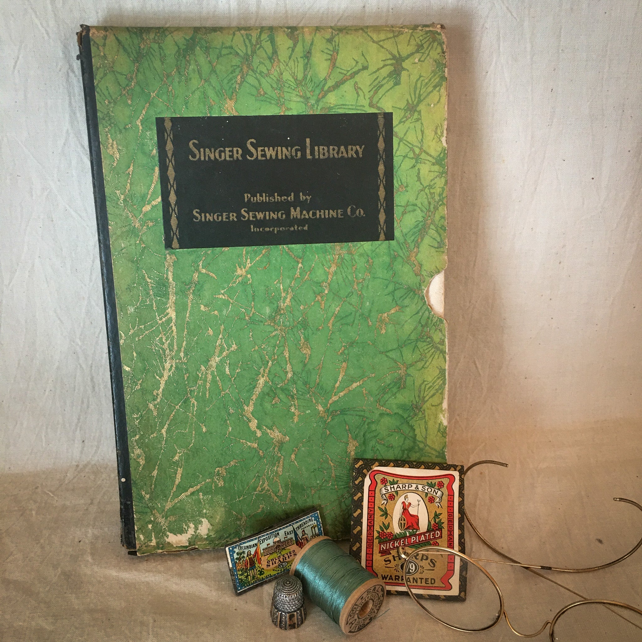 1930 Singer Sewing Library, 4 Books! - Day Trip Treasures
