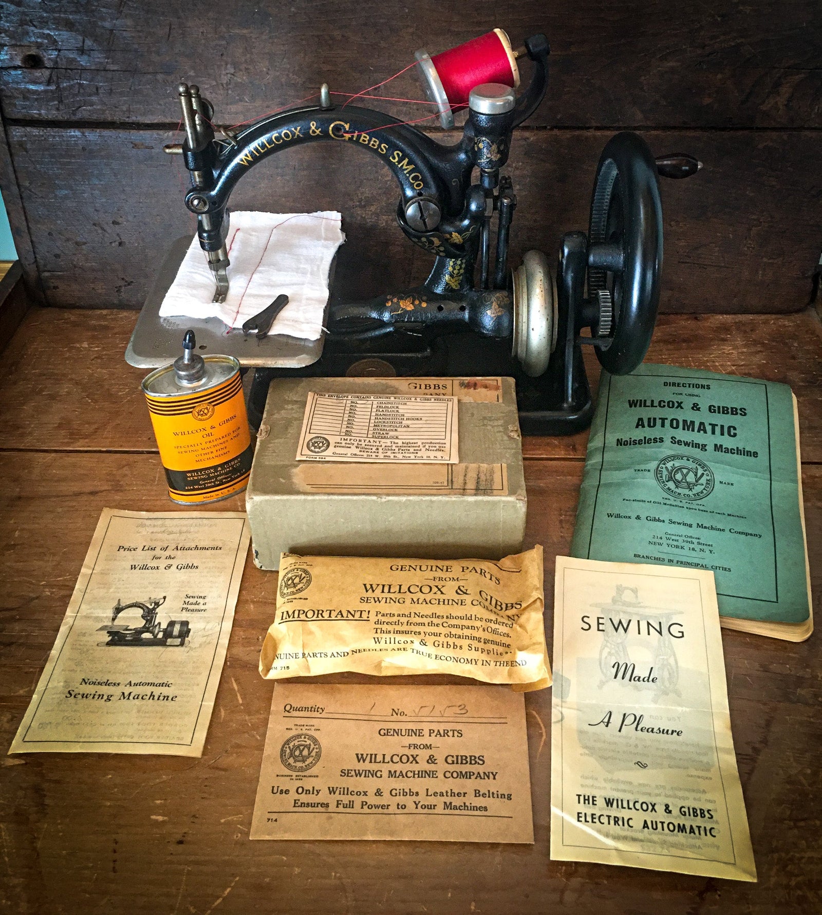 1942 Willcox & Gibbs Sewing Machine