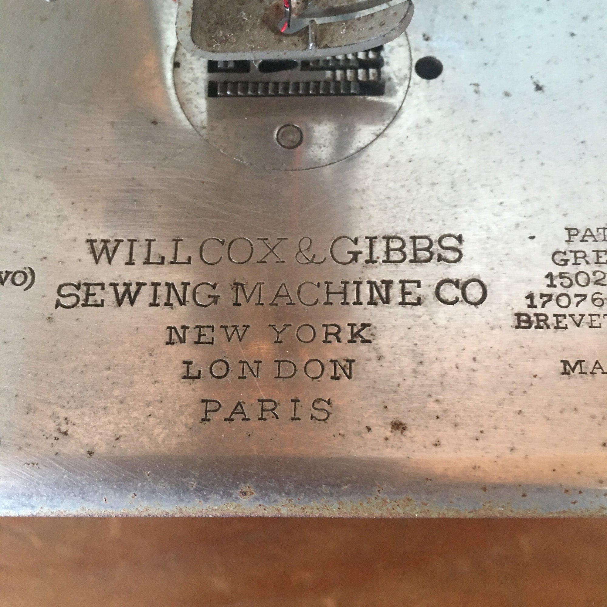 1942 Willcox & Gibbs Sewing Machine