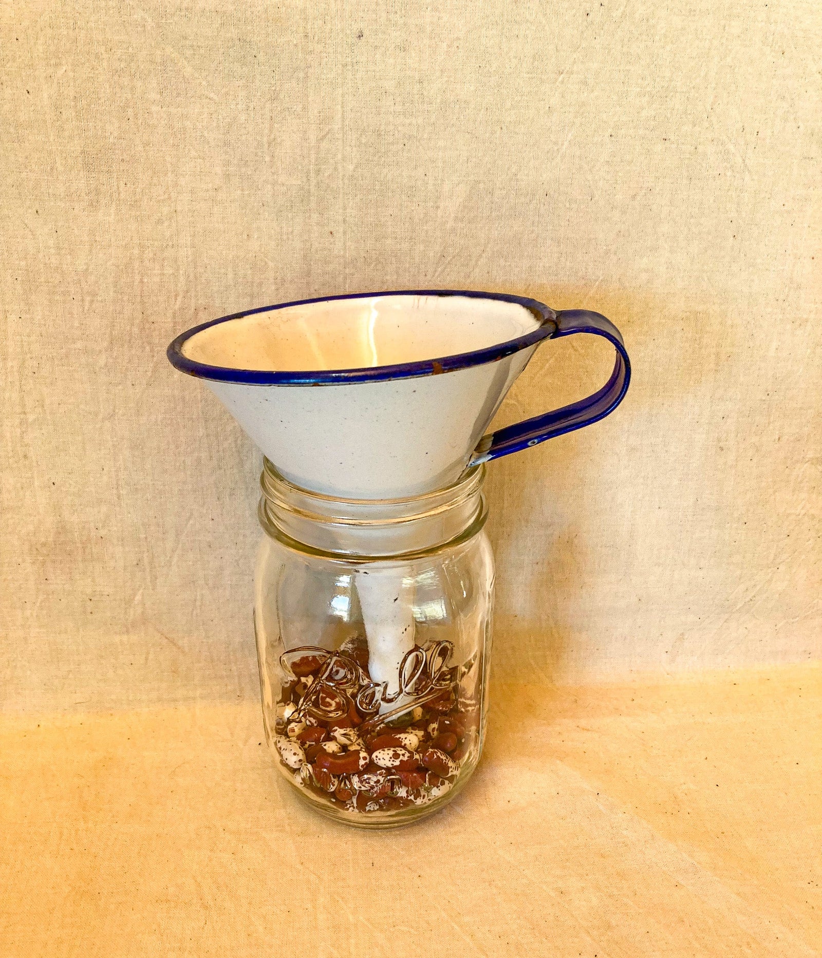 1930’s – 1940’s Enamelware Funnel