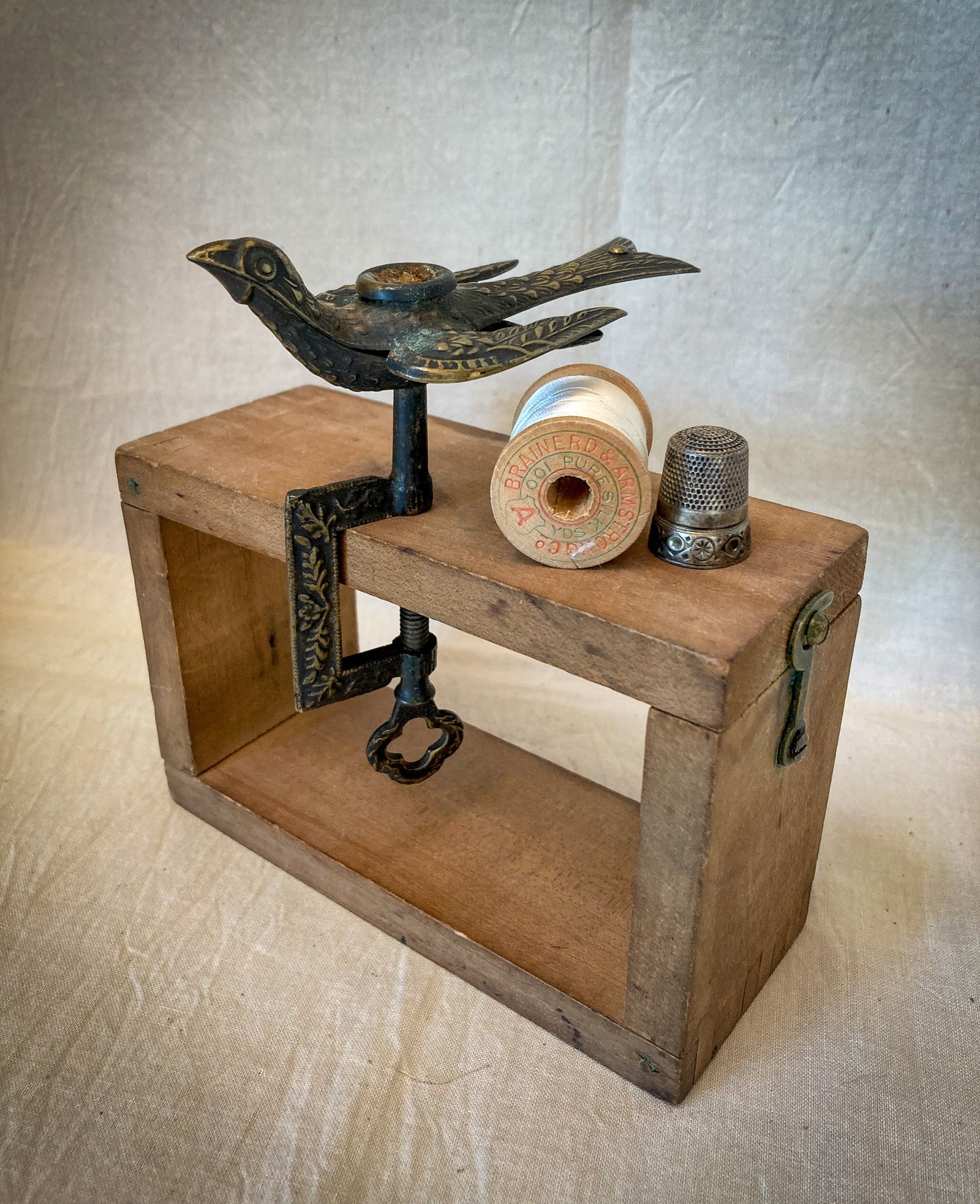 Victorian Sewing Bird, Patented Feb 15, 1853