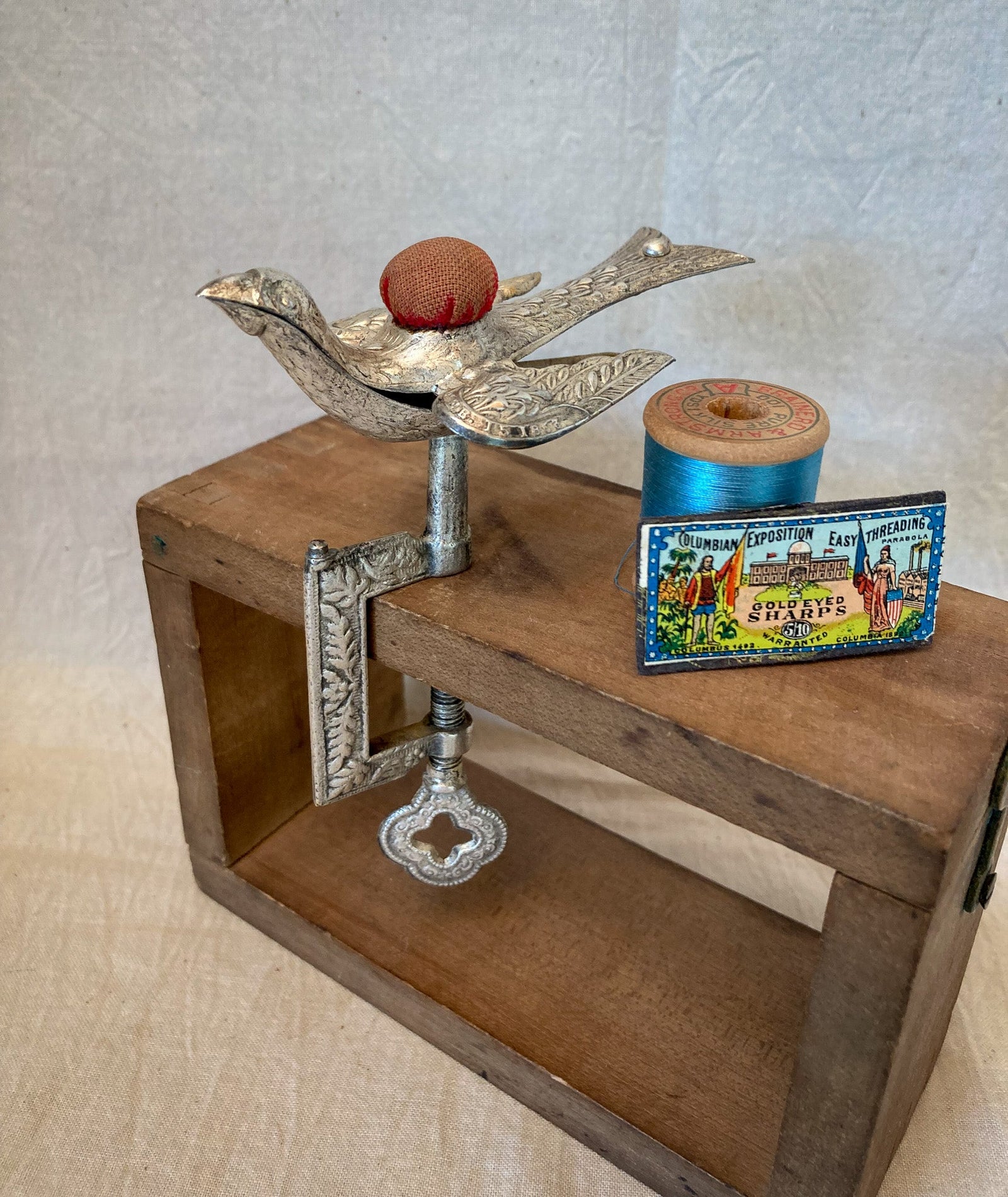 Victorian Sewing Bird, Patented Feb 15, 1853