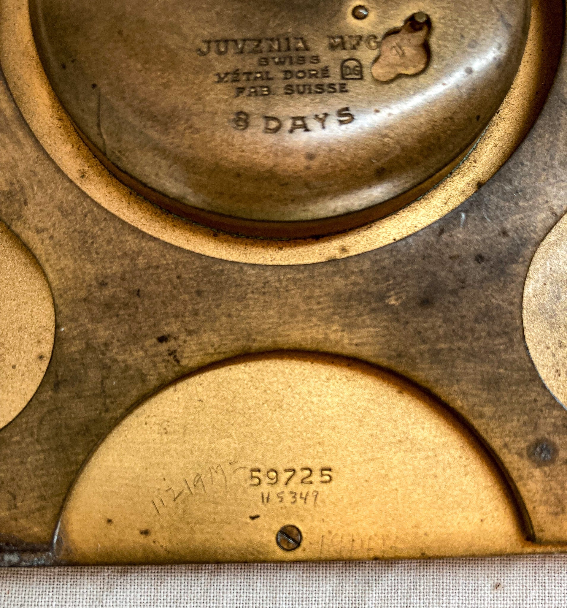 1910’s Juvenia 8 Day Clock