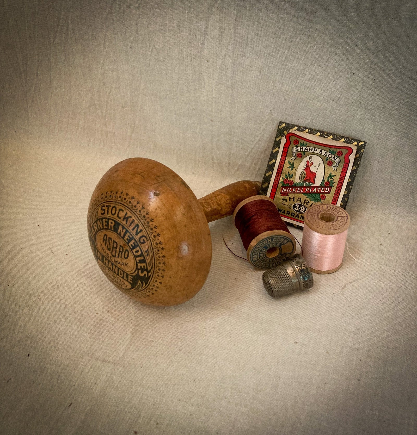 1900’s Asbro Mushroom Stocking Darner, Germany