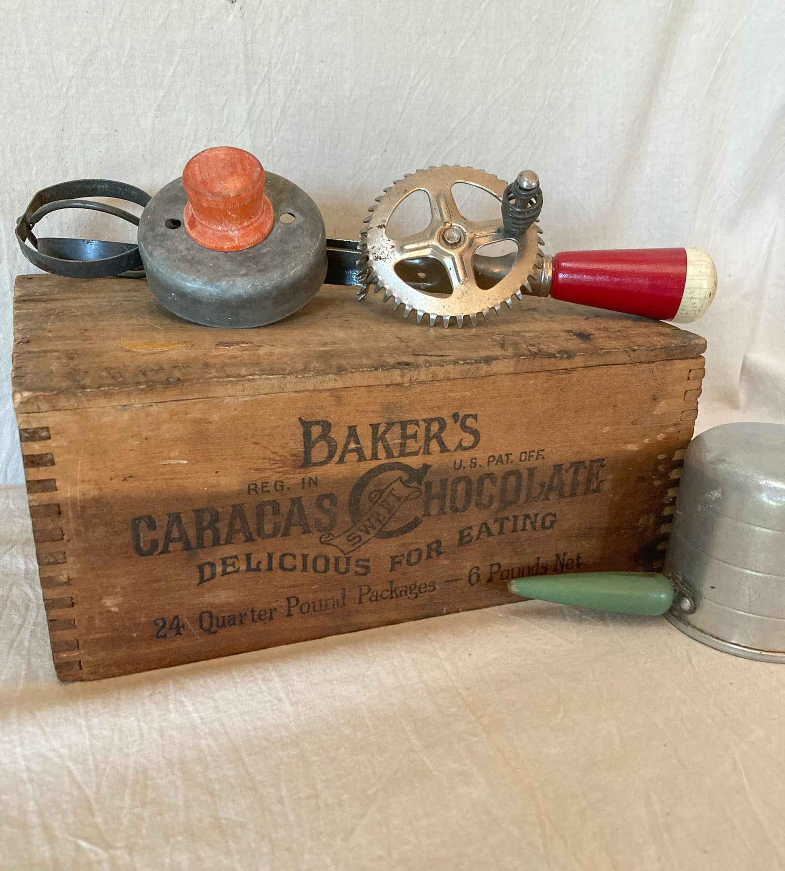 1910’s Baker’s Chocolate Box with a Story!