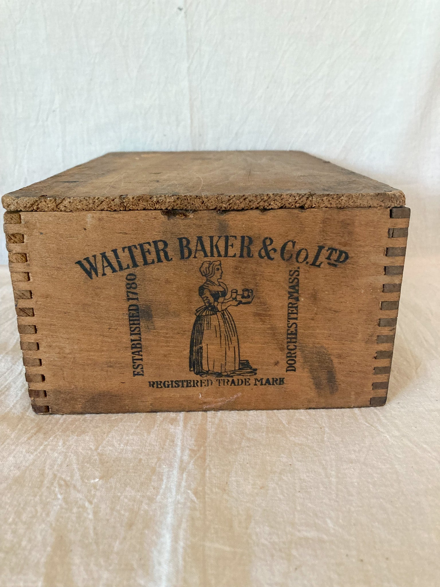 1910’s Baker’s Chocolate Box with a Story!