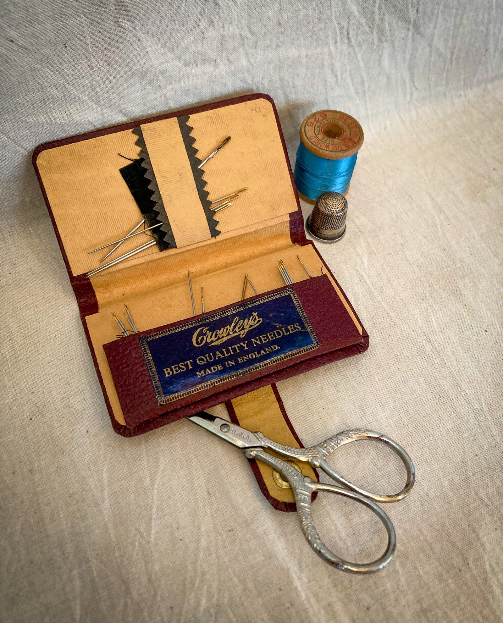 1910-1920’s Crowley’s Best Quality Needles, Made in England, Needle Book