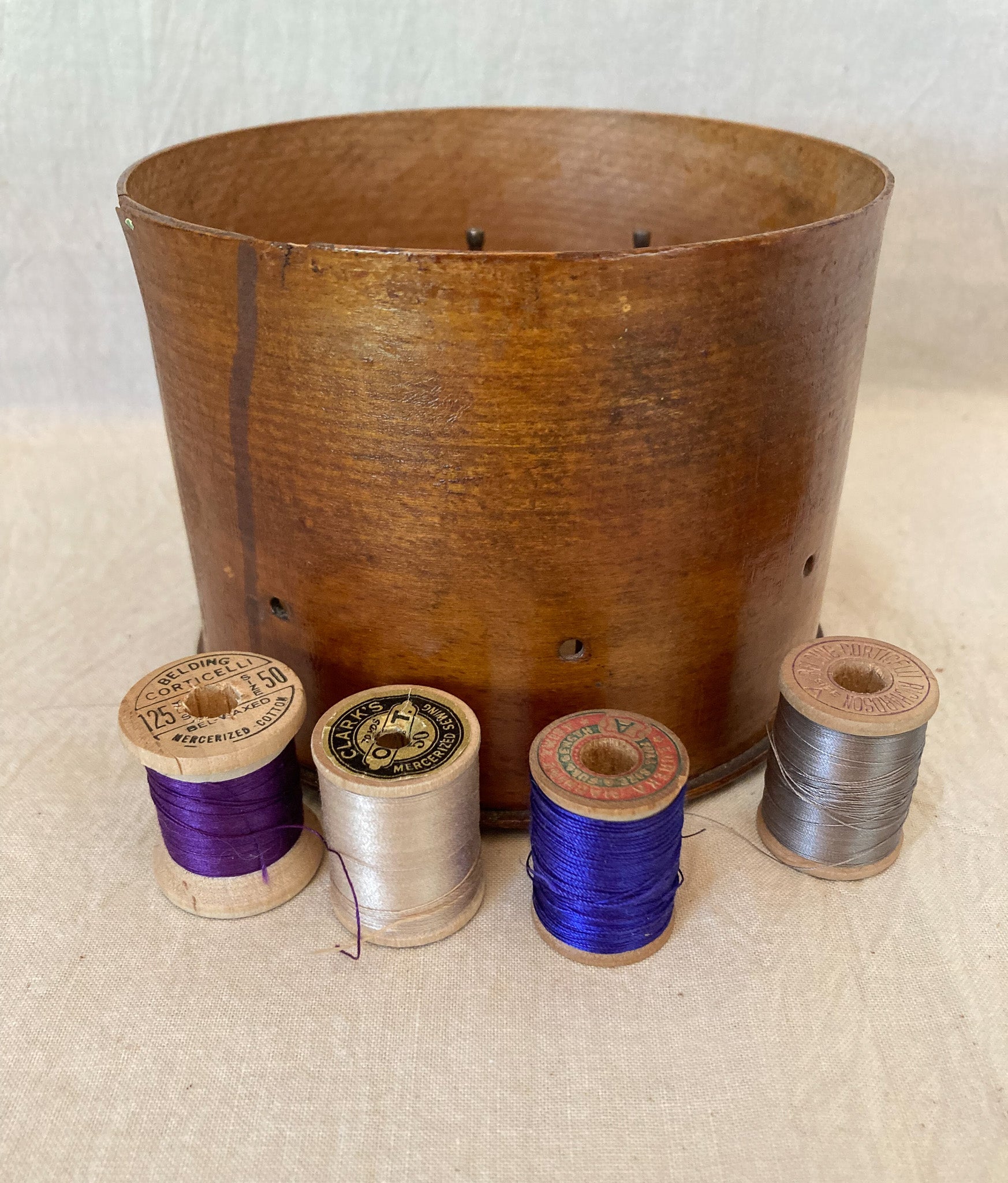 Antique Spool Box - Day Trip Treasures
