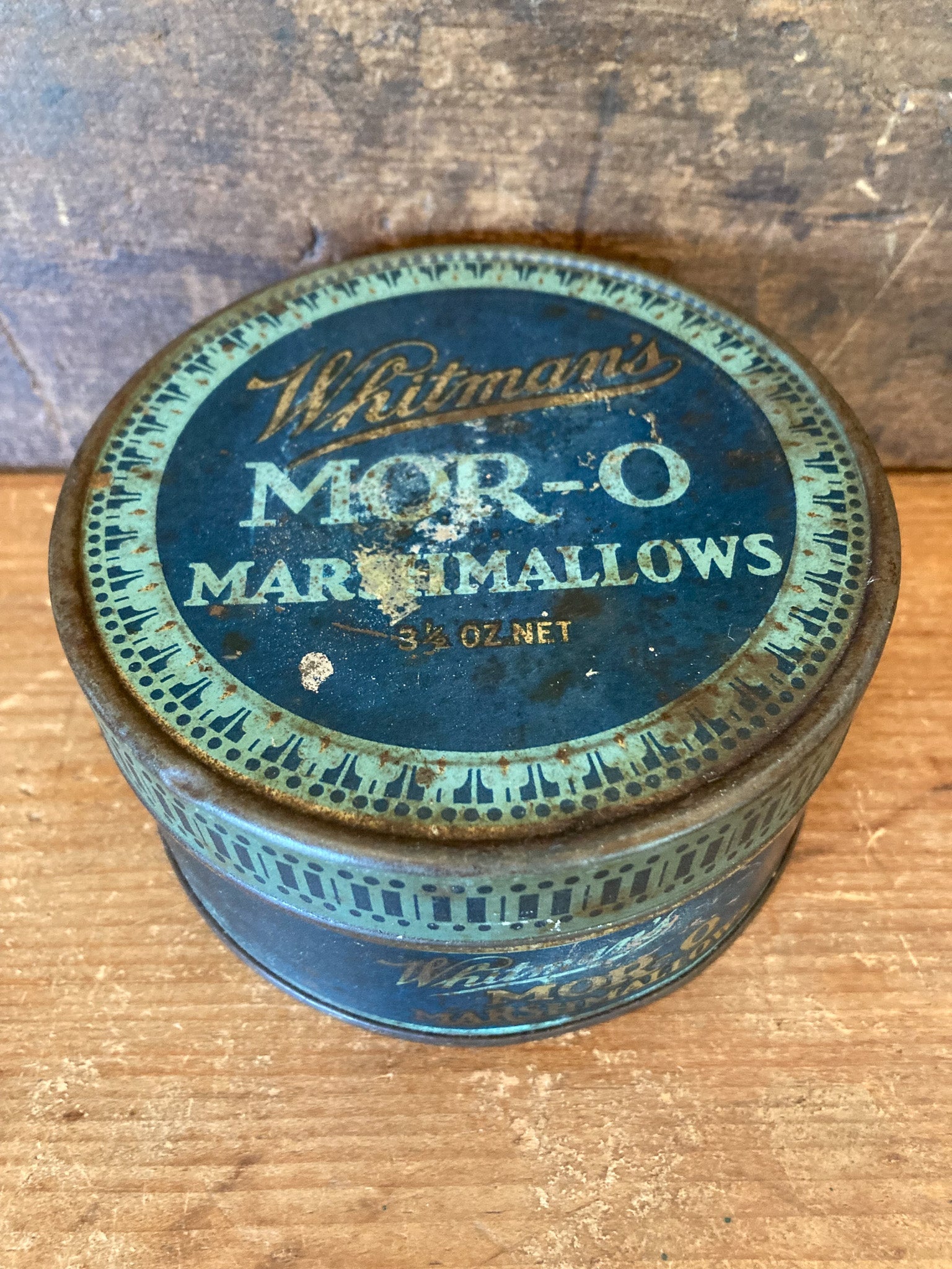 1930’s Whitman’s Mor-O Marshmallows Tin