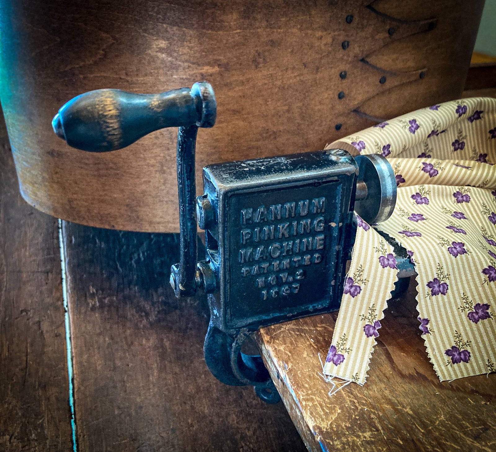 1897 Hannum Pinking Machine, It Works!!!