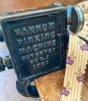 1897 Hannum Pinking Machine, It Works!!!