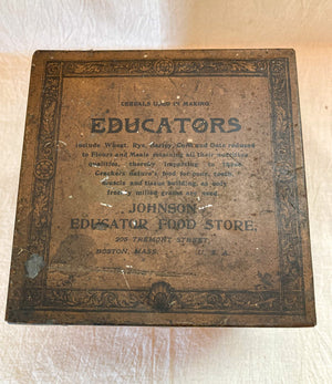 1910’s Dr. Johnson’s Educator Crackers Tin