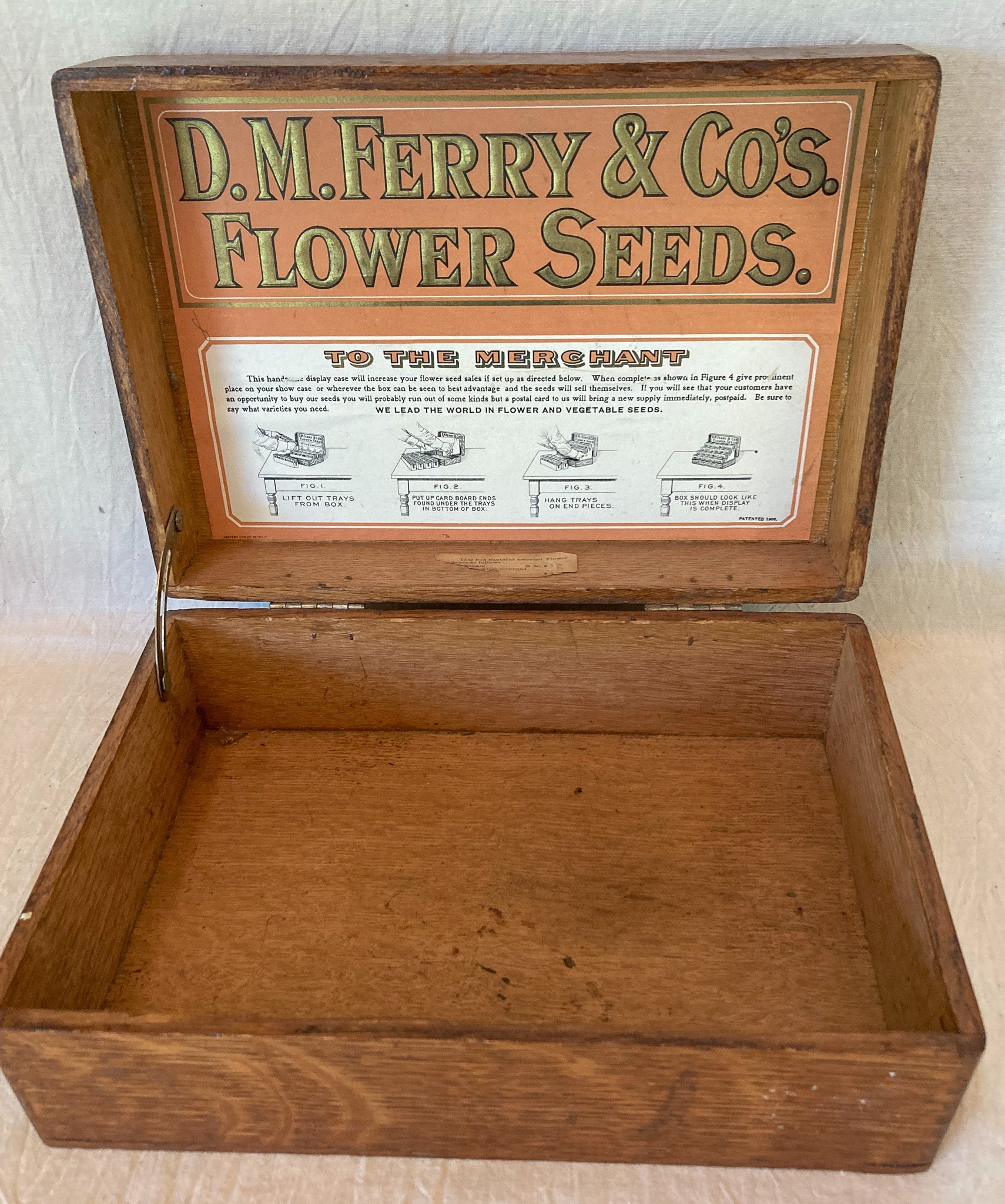 Early 1900’s Flower Seed Box, 1914 Choice Flower Seeds Catalog and 1927 Burpee’s Seed Catalog