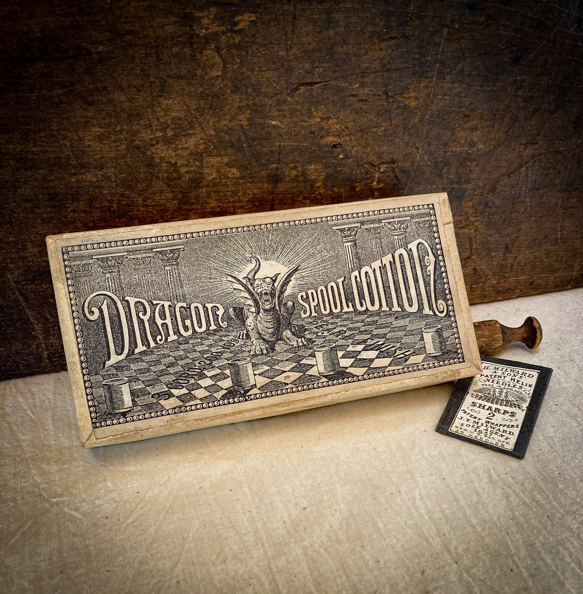 1880 – 1890 Dragon Spool Cotton, New in Original Box